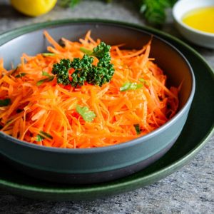 Salade de carottes bio à l’orange
